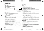 Предварительный просмотр 32 страницы Kenwood KMM-BT315 Instruction Manual