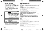 Preview for 20 page of Kenwood KMM-BT32U Instruction Manual