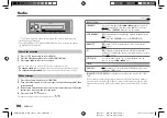 Preview for 12 page of Kenwood KMM-BT332U Instruction Manual