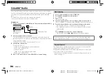 Preview for 16 page of Kenwood KMM-BT332U Instruction Manual