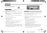 Preview for 27 page of Kenwood KMM-BT332U Instruction Manual