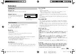 Preview for 37 page of Kenwood KMM-BT332U Instruction Manual