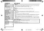 Preview for 4 page of Kenwood KMM-BT502DAB Instruction Manual