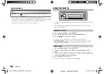 Предварительный просмотр 14 страницы Kenwood KMM-BT505DAB Instruction Manual