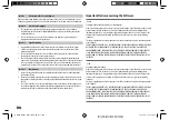 Предварительный просмотр 6 страницы Kenwood KMM-BT506DAB Instruction Manual