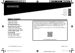 Preview for 1 page of Kenwood KMM-D505DAB Quick Start Manual