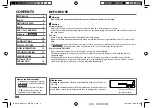 Preview for 2 page of Kenwood KMM-U11 Instruction Manual