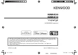 Предварительный просмотр 30 страницы Kenwood KMM-X10 Instruction Manual