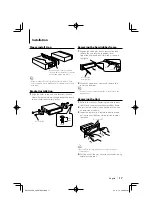 Предварительный просмотр 17 страницы Kenwood KMR-330 Instruction Manual