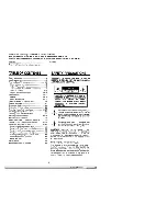 Preview for 2 page of Kenwood KMT-5032 Instruction Manual