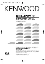 Kenwood KNA-DV2100 Instruction Manual preview