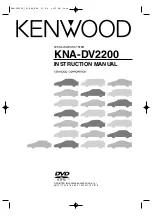 Preview for 1 page of Kenwood KNA-DV2200 Instruction Manual