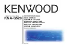 Kenwood KNA-G520 Instruction Manual preview