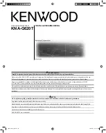 Preview for 25 page of Kenwood KNA-G620T Installation Manual