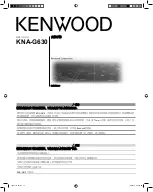 Preview for 13 page of Kenwood KNA-G630 Installation Manual