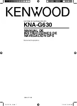 Preview for 25 page of Kenwood KNA-G630 Instruction Manual