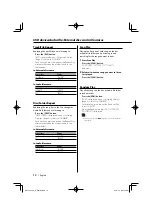 Preview for 12 page of Kenwood KOS-A200 - Car Audio Expansion Module Instruction Manual