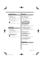 Preview for 13 page of Kenwood KOS-A200 - Car Audio Expansion Module Instruction Manual