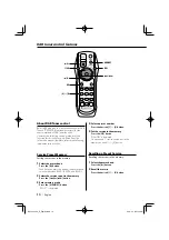 Preview for 14 page of Kenwood KOS-A200 - Car Audio Expansion Module Instruction Manual