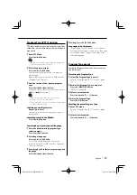 Preview for 15 page of Kenwood KOS-A200 - Car Audio Expansion Module Instruction Manual