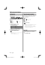 Preview for 16 page of Kenwood KOS-A200 - Car Audio Expansion Module Instruction Manual