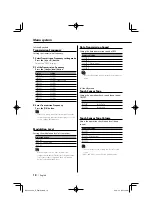 Preview for 18 page of Kenwood KOS-A200 - Car Audio Expansion Module Instruction Manual