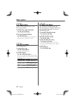 Preview for 20 page of Kenwood KOS-A200 - Car Audio Expansion Module Instruction Manual