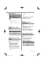 Preview for 47 page of Kenwood KOS-A200 - Car Audio Expansion Module Instruction Manual