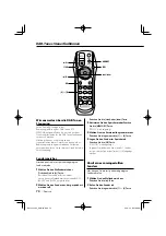 Preview for 70 page of Kenwood KOS-A200 - Car Audio Expansion Module Instruction Manual