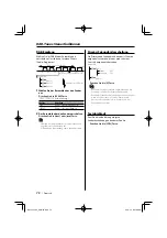 Preview for 72 page of Kenwood KOS-A200 - Car Audio Expansion Module Instruction Manual