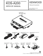 Kenwood KOS-A200 - Car Audio Expansion Module Service Manual предпросмотр