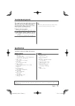 Предварительный просмотр 11 страницы Kenwood KOS-L702 Instruction Manual