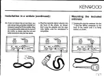 Preview for 5 page of Kenwood KPA-H2CFM Installation Manual