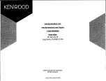 Preview for 8 page of Kenwood KPA-H2CFM Installation Manual