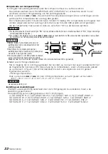 Предварительный просмотр 22 страницы Kenwood KPA-SD100 Instruction Manual