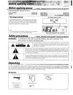 Preview for 2 page of Kenwood KR-300HT Instruction Manual