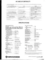 Предварительный просмотр 6 страницы Kenwood KR-710 Instruction Manual