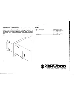 Preview for 16 page of Kenwood KR-9600 Instruction Manual