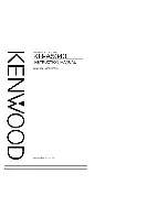 Preview for 1 page of Kenwood KR-A5040 Instruction Manual