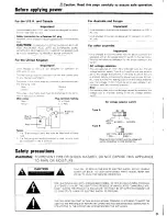 Предварительный просмотр 3 страницы Kenwood KR-A5520 Instruction Manual