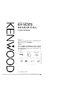 Preview for 1 page of Kenwood KR-V6070 Instruction Manual