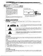 Preview for 2 page of Kenwood KR-V7070 Instruction Manual