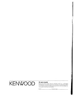 Preview for 39 page of Kenwood KR-V7080 Instruction Manual