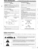 Preview for 3 page of Kenwood KR-V8030 Instruction Manual