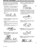 Preview for 4 page of Kenwood KR-V8030 Instruction Manual