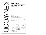 Preview for 1 page of Kenwood KR-V8060 Instruction Manual