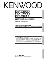 Предварительный просмотр 1 страницы Kenwood KR-V8090 Instruction Manual