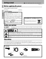 Preview for 2 page of Kenwood KR-V888D Instruction Manual