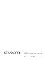 Предварительный просмотр 60 страницы Kenwood KR-V888D Instruction Manual