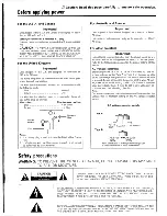 Preview for 3 page of Kenwood KR-V9020 Instruction Manual